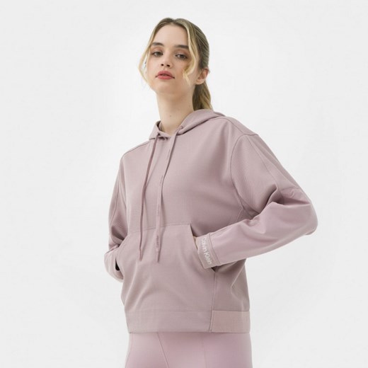 Bluza damska Calvin Klein różowa jesienna krótka 