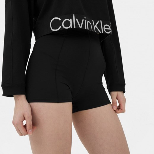 Bluza damska czarna Calvin Klein z elastanu 