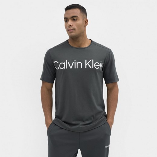 T-shirt męski Calvin Klein z krótkim rękawem z napisami młodzieżowy 