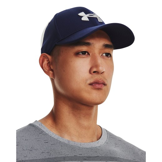 Męska czapka z daszkiem Under Armour Men's UA Blitzing Adj - granatowa ze sklepu Sportstylestory.com w kategorii Czapki z daszkiem męskie - zdjęcie 153389483