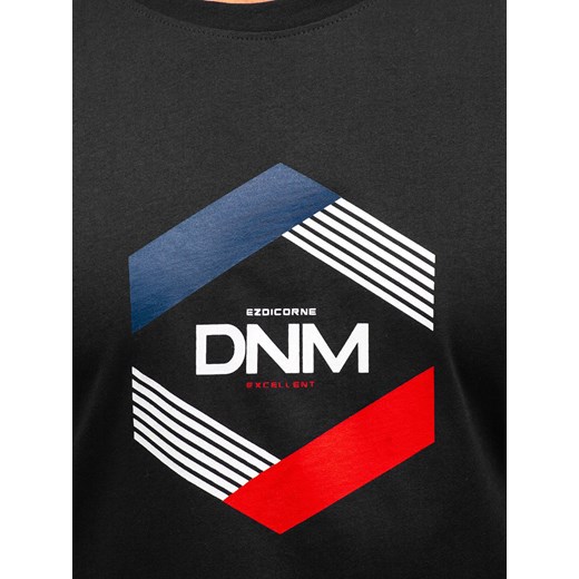 Denley t-shirt męski czarny 