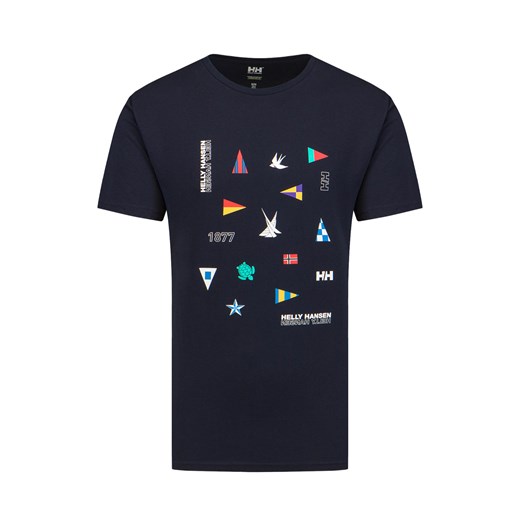 T-shirt HELLY HANSEN SHORELINE T-SHIRT 2.0 ze sklepu S'portofino w kategorii T-shirty męskie - zdjęcie 153484820