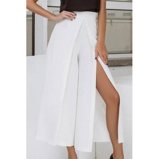 Spodnie damskie GRUPINA WHITE M promocyjna cena Ivet Shop