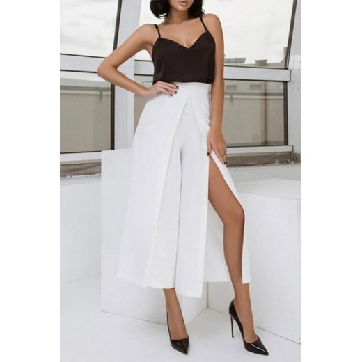 Spodnie damskie GRUPINA WHITE M promocja Ivet Shop