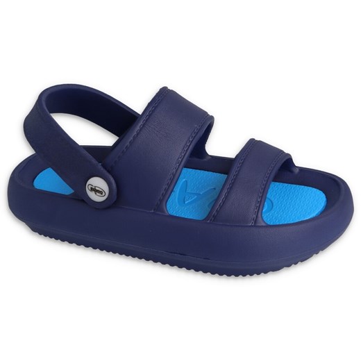 Befado obuwie dziecięce - dark navy blue/ blue 069X008 niebieskie ze sklepu ButyModne.pl w kategorii Sandały dziecięce - zdjęcie 153498834