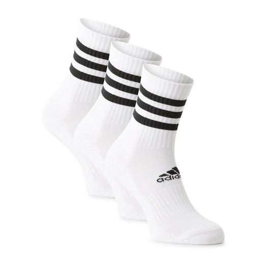 adidas Originals Skarpety pakowane po 3 szt. Kobiety Bawełna biały jednolity ze sklepu vangraaf w kategorii Skarpetki damskie - zdjęcie 153540221