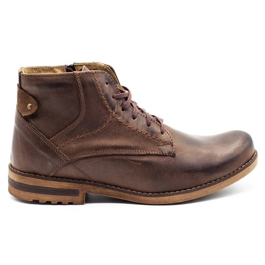 KOMODO Buty męskie zimowe 731K brązowe Komodo 45 ButyModne.pl