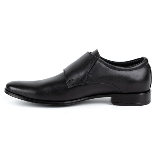 Lukas Skórzane buty wizytowe Monki 287LU czarne Lukas 43 ButyModne.pl