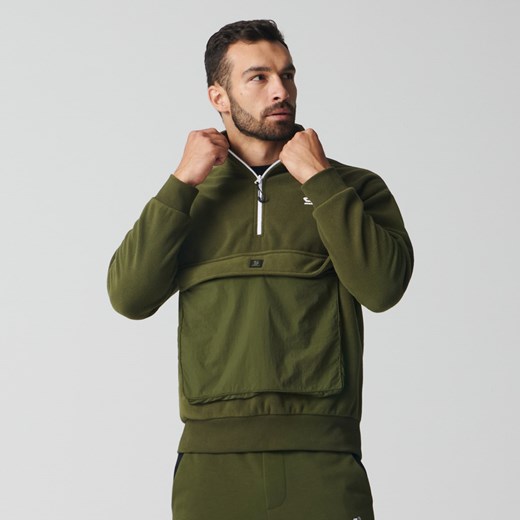 Sinsay - Bluza polarowa SNSY PERFORMANCE - Khaki Sinsay S wyprzedaż Sinsay