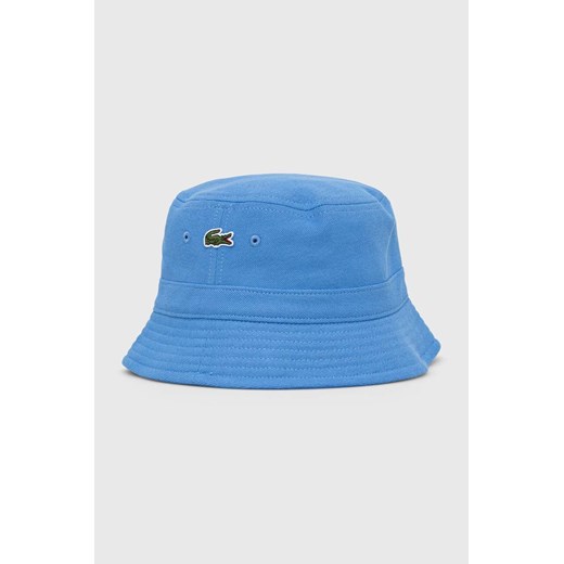Lacoste kapelusz bawełniany kolor niebieski bawełniany Lacoste M ANSWEAR.com