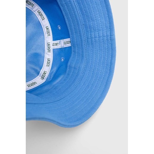 Lacoste kapelusz bawełniany kolor niebieski bawełniany Lacoste S ANSWEAR.com
