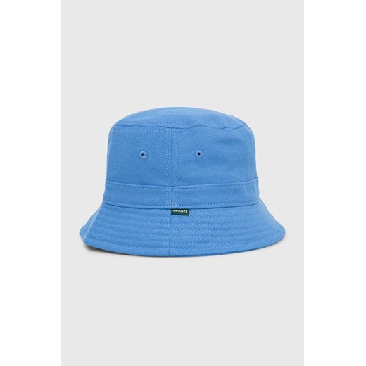 Lacoste kapelusz bawełniany kolor niebieski bawełniany Lacoste L ANSWEAR.com
