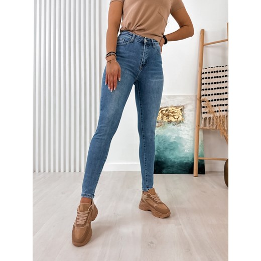 spodnie tupelo jeansowe m/38 ze sklepu UBRA w kategorii Jeansy damskie - zdjęcie 153638512