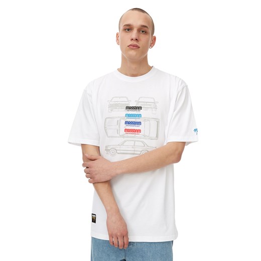Koszulka Mass Denim Bavaria T-shirt biała Mass Denim L shop.massdnm.com