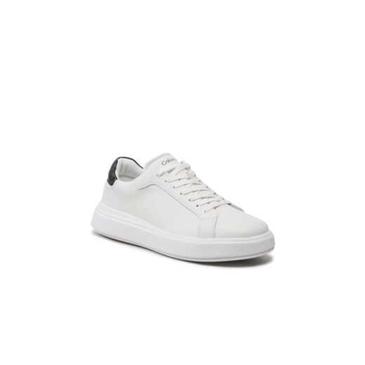Calvin Klein Sneakersy Low Top Lace Up Lth HM0HM01016 Biały Calvin Klein 46 MODIVO