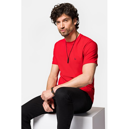 Koszulka Czerwona Linus ze sklepu Lancerto S.A. w kategorii T-shirty męskie - zdjęcie 153677440