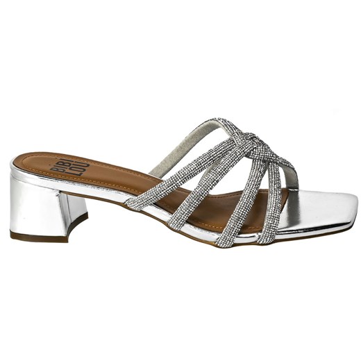 Klapki Bibi Lou 864Z00HG Plata Silver Srebrne Bibi Lou 40 okazyjna cena EuroButy.com.pl