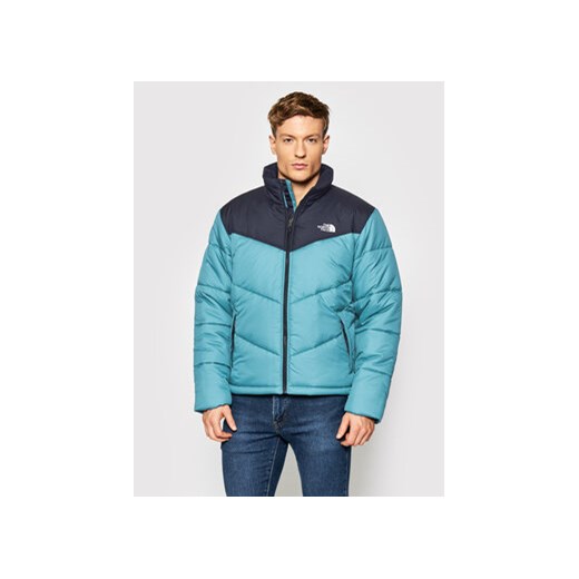 The North Face Kurtka puchowa Saikuru NF0A2VEZ Niebieski Regular Fit The North Face L promocja MODIVO
