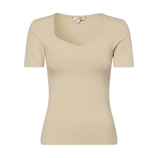 mbyM T-shirt damski Kobiety Dżersej beżowy jednolity ze sklepu vangraaf w kategorii Bluzki damskie - zdjęcie 153786862