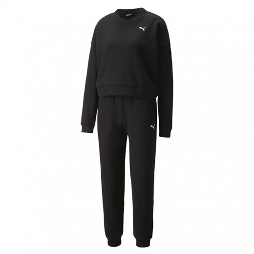 Damski dres komplet Puma Loungewear Suit - czarny Puma S Sportstylestory.com