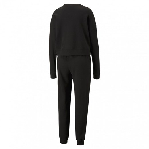 Damski dres komplet Puma Loungewear Suit - czarny Puma L Sportstylestory.com
