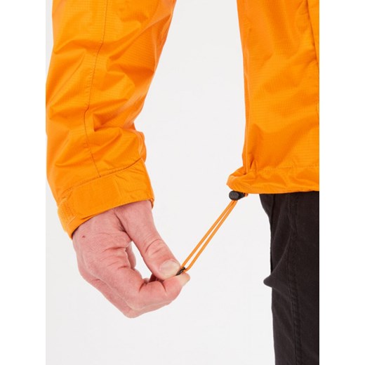 Męska kurtka trekkingowa Marmot PreCip Eco Jacket - pomarańczowa ze sklepu Sportstylestory.com w kategorii Kurtki męskie - zdjęcie 153793522