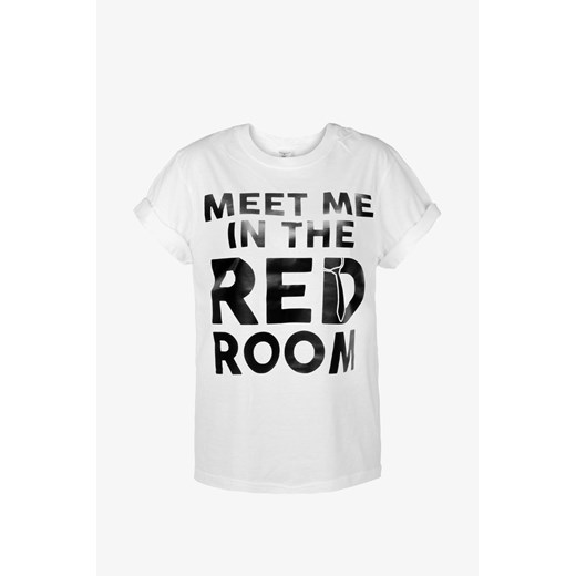 T-shirt Grey Collection RED ROOM /biały/ magiazakupow-com bialy z napisem
