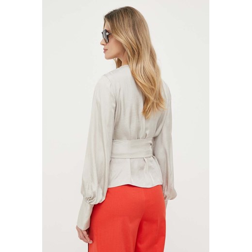 Ivy Oak bluzka damska kolor beżowy gładka Ivy Oak 38 ANSWEAR.com
