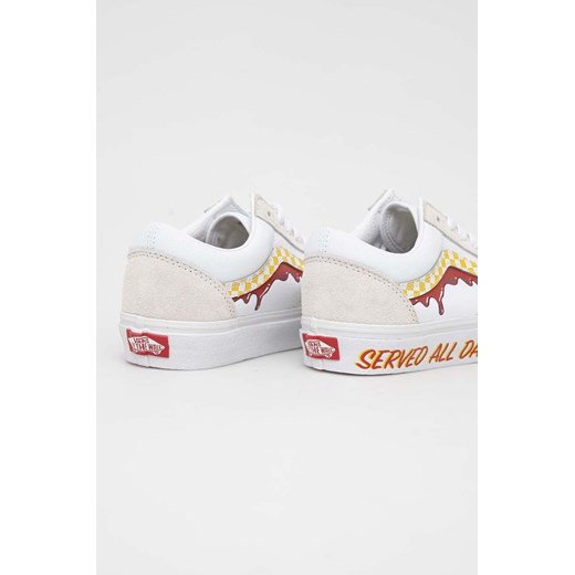 Vans trampki damskie old skool białe sportowe
