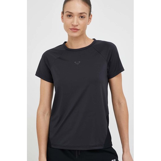Roxy t-shirt do biegania Tech kolor czarny S ANSWEAR.com