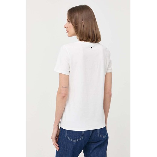 Weekend Max Mara t-shirt damski kolor biały M ANSWEAR.com