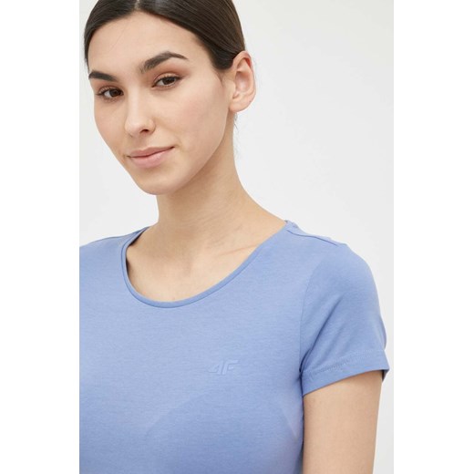 4F t-shirt damski kolor niebieski M ANSWEAR.com