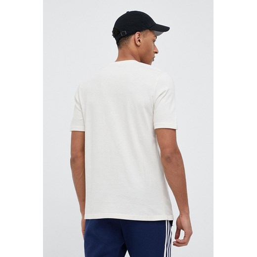 adidas t-shirt bawełniany kolor beżowy wzorzysty XL ANSWEAR.com