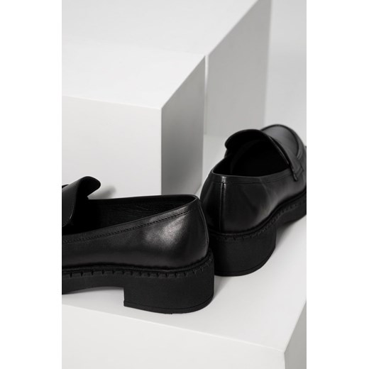 Answear Lab mokasyny skórzane damskie kolor czarny na platformie Answear Lab 36 ANSWEAR.com