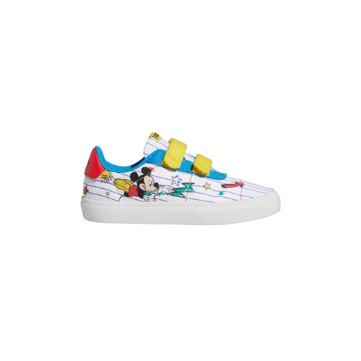 Buty dziecięce na rzepy Adidas Disney Mickey Mouse Vulc Raid3r Shoes GZ3316 35 ansport promocja