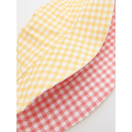 Reserved - Kapelusz w kratkę - Biały Reserved 9-13 lat Reserved