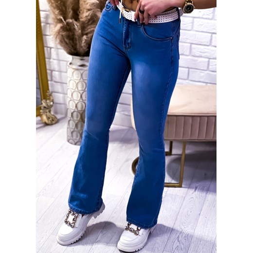 Spodnie jeansowe niebieskie ALB1561 Fason XL Sklep Fason