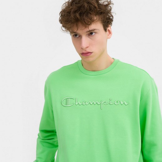 Bluza męska Champion zielona bawełniana 