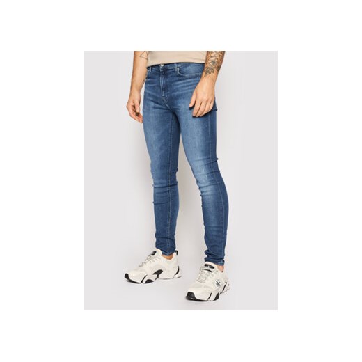 Calvin Klein Jeans Jeansy J30J317796 Granatowy Super Skinny Fit 30_32 promocyjna cena MODIVO