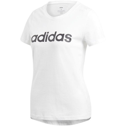 Koszulka damska Essentials Linear Slim Adidas XS promocja SPORT-SHOP.pl