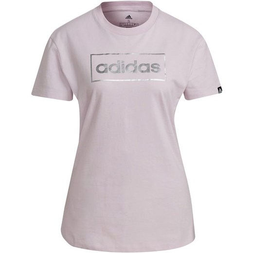 Koszulka damska Foil Box Graphic Adidas ze sklepu SPORT-SHOP.pl w kategorii Bluzki damskie - zdjęcie 154207911