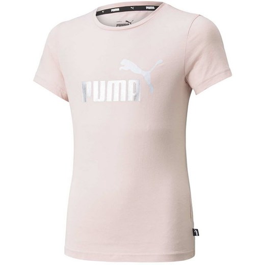 Koszulka dziewczęca Essentials Logo Tee Puma Puma 140cm okazja SPORT-SHOP.pl
