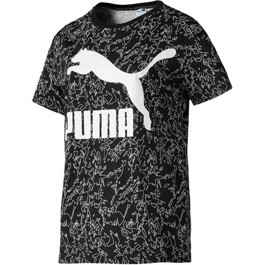 Koszulka damska Classics AOP Logo Tee Puma Puma XS okazja SPORT-SHOP.pl