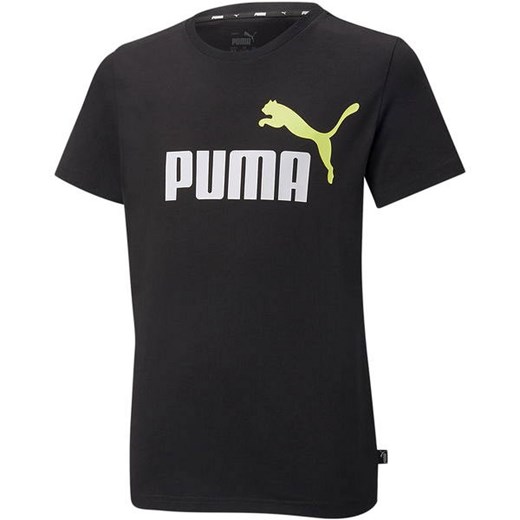 Koszulka juniorska Essentials+ 2 Colour Logo Tee Puma Puma 128cm okazja SPORT-SHOP.pl