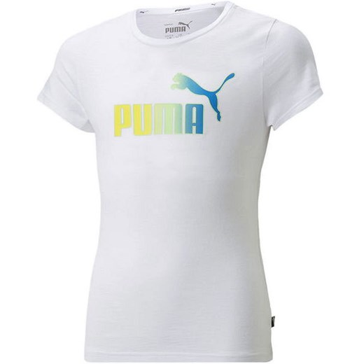 Koszulka młodzieżowa ESS+ Bleach Logo Tee Puma ze sklepu SPORT-SHOP.pl w kategorii Bluzki dziewczęce - zdjęcie 154227402