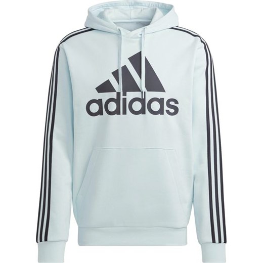 Bluza męska Essentials Fleece 3-Stripes Logo Hoodie Adidas ze sklepu SPORT-SHOP.pl w kategorii Bluzy męskie - zdjęcie 154228172
