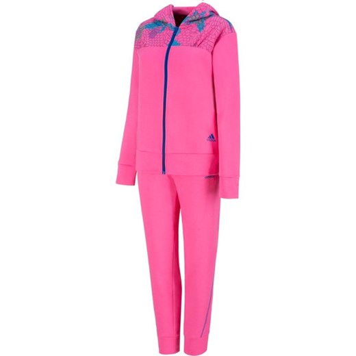 Dres juniorski Power Fleece Hooded Adidas ze sklepu SPORT-SHOP.pl w kategorii Dresy dziewczęce - zdjęcie 154233231