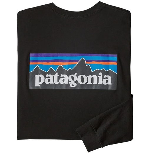 Longsleeve męski P-6 Logo Responsibili Tee Patagonia ze sklepu SPORT-SHOP.pl w kategorii T-shirty męskie - zdjęcie 154240140