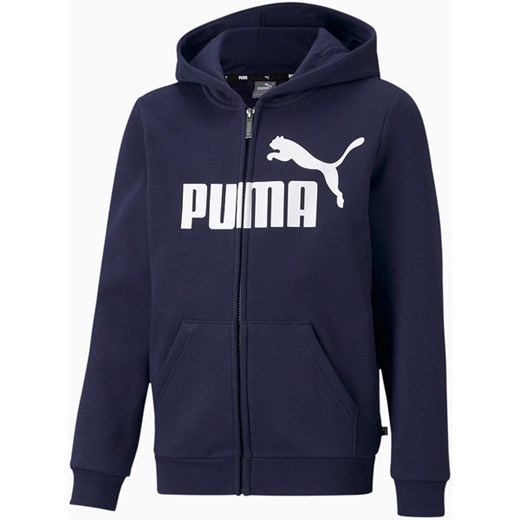 Bluza młodzieżowa Essentials Big Logo Zip Puma Puma 140cm wyprzedaż SPORT-SHOP.pl