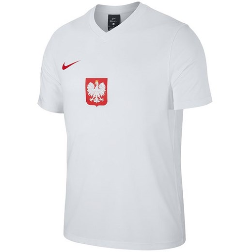 Koszulka piłkarska męska Polska Breathe Football Nike ze sklepu SPORT-SHOP.pl w kategorii T-shirty męskie - zdjęcie 154257780